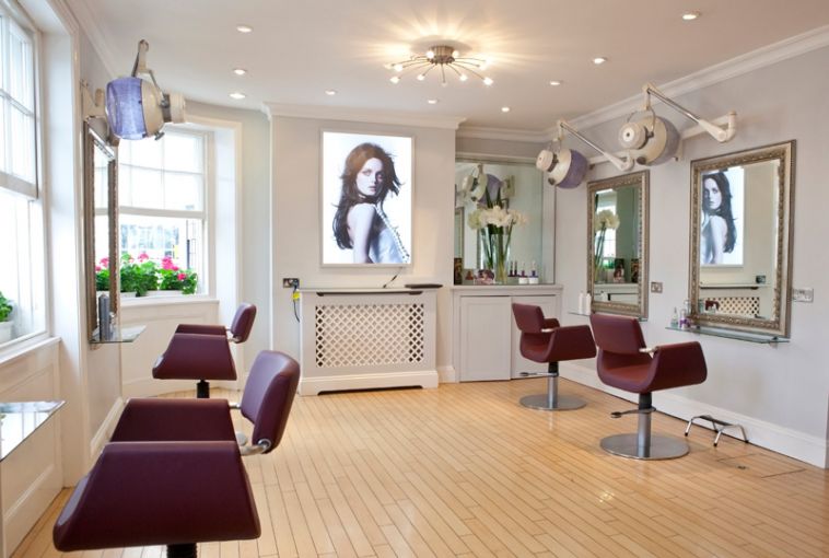 Inside Martin & Phelps Hair salon, Cheltenham, Gloucester
