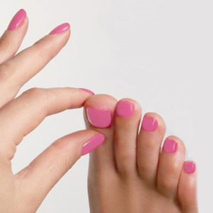 pastel pink nails, nail colours, martin & phelps, beauty salon, cheltenham