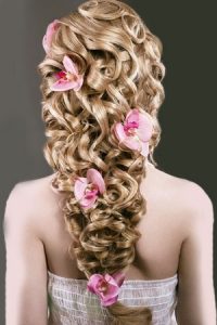 bridal hairstyles with hair extensions at top Cheltenham hair salon
