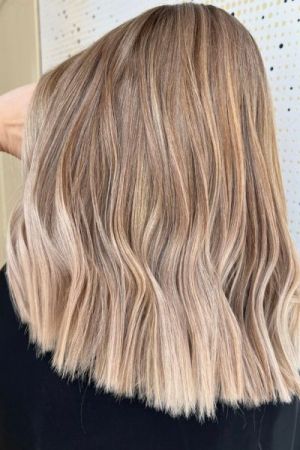 beige blonde balayage - 1